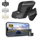 Mercedes-Benz Glc Gen1 X253/C253 2016-2020 (Model D Siyah), Glc300 Vb. İçin Ön 4K Ve Arka 1080P Araç Kamerası, Oem Görünüm, Wifi Ve App, Döngü Kayıt, G-Sensor, Kurulumu Kolay, 128 Gb Kart