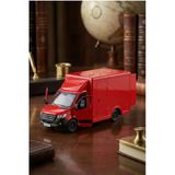 Mercedes-Benz Sprinter 1:48 Ölçek Çek Bırak Metal Kargo Kamyoneti Oyuncak Araba 14 Cm