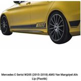 Mercedes C Serisi W205 (2015-2018) Amg Yan Marşpiyel Altı Lip (plastik)