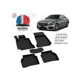 Mercedes C Serisi W205 Ferrous 4d Havuzlu Kauçuk Paspas 2017 - Siyah