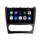 Mercedes Clk 2005-2009 Android Multimedya 9 İnç 4-32 Gb Carplay Navigasyon Ekran