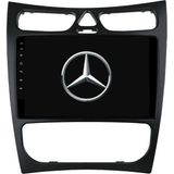Mercedes Clk - Araç Multimedya Ekran - 4Gb 64Gb - Oval - Black - 2003 - 2005 - 9 Inch - Myway
