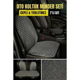 Mercedes Cls C257 2018 Ve Sonrasıterletmez Kaymaz Keten Oto Minder Kılıf Komple Set(7Parça) Füme