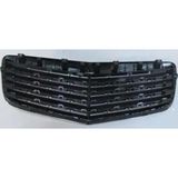 Mercedes E Class- W211- 07/09; Ön Panjur Siyah (Nikelaj Çıtalı) 7 Çıtalı (Tyg) (Oem No: 2118801783)