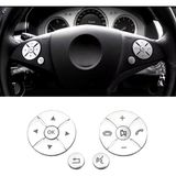 Mercedes E Serisi Direksiyon Tuş Kaplaması Gümüş W212 2010-2012