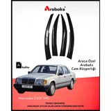 Mercedes E200 1990 Cam Rüzgarlığı 4'Lü Takım (Mugen Tip, Dayanıklı Malzeme, Kolay Montaj)