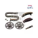 Mercedes Eksantrık Zincir Seti (Dislilerle, Uzun Palet, Om651) X204 09>15 W246 11>14 W204 08>14 C218 11>17 W2 - Febi 49571