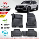 Mercedes Eqb Paspas Elektrikli 2022 2025 Arası Uyumlu 3D Havuzlu Wöller Paspas - Siyah