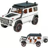 Mercedes G Seri Arazi Aracı Die Cast Model Kutulu Buhar Atan Çek Bırak Full Fonksiyon Kapıları Açılan 1:22 Ölçek Model Araba Kutulu Koleksiyo