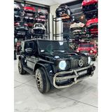 Mercedes G63 İki Kişilik 80 kg Kapasiteli 24 Volt Siyah Kumandalı Akülü Araba