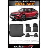 Mercedes Glc Coupe Bagaj Havuzu+4.5d Havuzlu Paspas Seti 2024 Model - Siyah