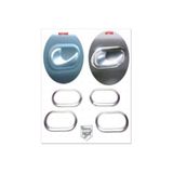 Mercedes Smart W453 Uyumlu Krom Iç Kapı Kolu Çerçeve 4 Kapı 2014 Ve Üzeri Paslanmaz Çelik 000008
