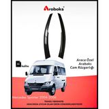 Mercedes Sprinter 2004-2006 Cam Rüzgarlığı 2'Li Takım (Mugen Tip, Dayanıklı Malzeme, Kolay Montaj)