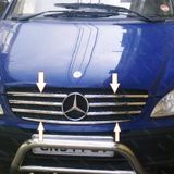 Mercedes Viano W639 Krom Ön Panjur 7 prç. 2004 Üzeri P. Çelik