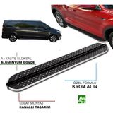 Mercedes Vito W447 Camlı Van Uzun Şase Araca Özel Prv1 Yan Basamak 2016 2017 2018 2019 2020 2021 2022 2023 2024