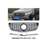 Mercedes Vito W447 Uyumlu Spor On Panjur Piano Black & Krom Seritli 2015 Sonrasi 1. Kalite -