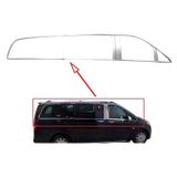 Mercedes Vito W447 Uzun Cam Çerçevesi Kenar Çıtası Krom Tamtur 24 Parça - -
