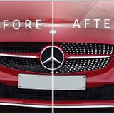 Mercedes W176 Diamond Amg Ön Panjur Izgara Seti 2012 2016 A Serisi