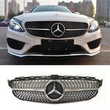 Mercedes W205 Diamond Amg Ön Panjur Izgara Seti 2014 / 2018 C Serisi