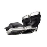 Mercedes W212 Amg Egzoz Ucu Set Krom 4 Çıkış Kare