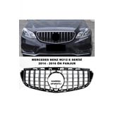 Mercedes W212 E Serisi Uyumlu Spor On Panjur Izgarali Piano Black Krom Seritli 2014-2016