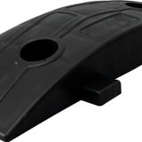 Mercekli Klasik Hız Kesici Kapağı, Yol Kasisi Kapağı 25 x 12 x 3,5 cm Siyah