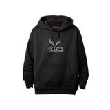 Merch&ice Merry Christmas Geyik Yılbaşı Baskılı Unisex Hoodie Siyah L