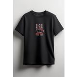 Merch&ice Think Outside The Box Önü Baskılı Unisex Tişört Siyah S