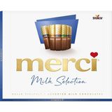 Merci Sütlü Mavi Milk Selection 250 gr Kutu Çikolata Şeker İçerir Özel Hediye Seçeneği - 1 Adet