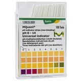 MERCK 109535 pH Kağıdı pH 0-14 pH-İndikatör Şeriti Evrensel İndikatör MColorpHast™ 100 Adet/Kutu