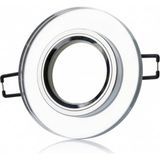 Mercora Tech 1 Adet Cata Ct 6555 Ortanca Yuvarlak Dekoratif Cam Spot Kasası GU10 Duy - Altın