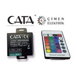 Mercora Tech 1 Adet Cata Ct 9147 18A - 216W Rgb LED Kumandası - Çok Renkli