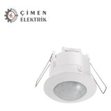 Mercora Tech 1 Adet Noas YL04 7002 Sıva Altı 1200W 10A Hareket Sensörü 360° - Çok Renkli