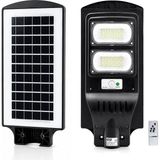 Mercora Tech 200W - 6500K Solar - Güneş Enerjili Sokak Lambası - Armatür Sensörlü Bahçe-Balkon-Sokak Ars-3 - Çok Renkli
