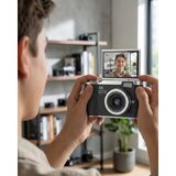 Mercora Tech 4K Dijital Kamera 48 Mp 8x Zoom ve 180 Derece Flip Ekran Vlog Çekim Özellikli - Çok Renkli