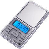 Mercora Tech Crown Dijital Göstergeli Hassas Elektronik Kuyumcu Cep Terazisi (500 Gr-0.01)