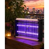Mercora Tech Ev Balkon Mutfak Için Elektrikli Sinek Savar Uv Işıklı Sessiz Lamba
