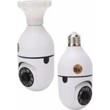 Mercora Tech Güvenlik Kamerası Wi-Fi Özellikli 360 Derece Full Hd 1080P Ampül Kamera - Çok Renkli