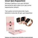 Mercora Tech Mini Kadın Akıllı Saat, Rose Gold Kasa ve Çelik Kordon ile Nabız, Uyku, Adım Takibi ve Gps Öz - Çok Renkli