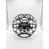 Mercora Tech Şarjlı Futbol Topu Tasarımlı Mini Drone LED Aydınlatmalı Akıllı - Çok Renkli