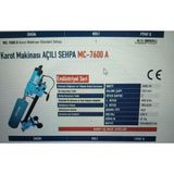 Mercure Endüstriyel Karot Makinası Açılı Sehpa Mc-7600 A