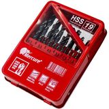 Mercure HSSST19 Metal Kutulu Hss Matkap Ucu Seti 1-10 mm (19 Parça)