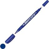 Mercure Marker Çift Uçlu 0.5-1 mm Mavi Cd Kalemi