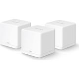 Mercusys Halo H30G (3-pack) | Wi‑Fi 5 Mesh Sistemi | AC1300 Mbps Hız | 100 Cihaza Kadar | 320m² Kapsama | Gigabit Port | Kesintisiz Geçiş | Kolay Kurulum – Güçlü ve Hızlı Ev Ağı