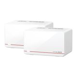 Mercusys Halo H37BE(2-PACK) | Wi-Fi 7 Mesh Sistemi | BE6500 Mbps Hız | Fiber Uyumlu | Dual-Band | 2× 2.5g Port | 4k-Qam | Mlo| 650 M² Kapsama | Mobil Uygulama ile Kolay Kurulum – Güçlü ve Hızlı Ev Ağı