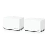 Mercusys Halo H70X(2-pack), AX1800Mbps, Dual-Band, Gigabit Portları, 150'ye Kadar Cihaz Bağlanabilir, 350 m²'ye Kadar Kapsama, Akıllı Bağlantı, Mobil Uygulama ile Kolay Kurulum, Wi-Fi 6 Mesh Sistemi