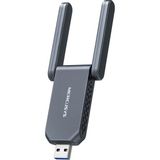 Mercusys MA37BEH | BE6500 Wi-Fi 7 Kablosuz USB Adaptör | 6.5 Gbps Üç Bant Hız | 6 Ghz Desteği | Yüksek Kazançlı Anten | USB 3.0 | Dahili Sürücü Tak Çalıştır | Wpa3 Güvenlik | Windows 10/11 Uyumlu