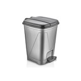 Merdem Kare Pedallı Çöp Kovası No:5 50Lt MRD125