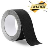 Merdiven Zemin Kaydırmaz Bant Yapışkanlı Kaymaz Bant Siyah 5 cm x 25 METRE