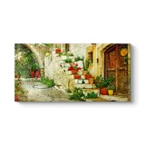 Merdivende Saksılar Tablosu 60 x 30